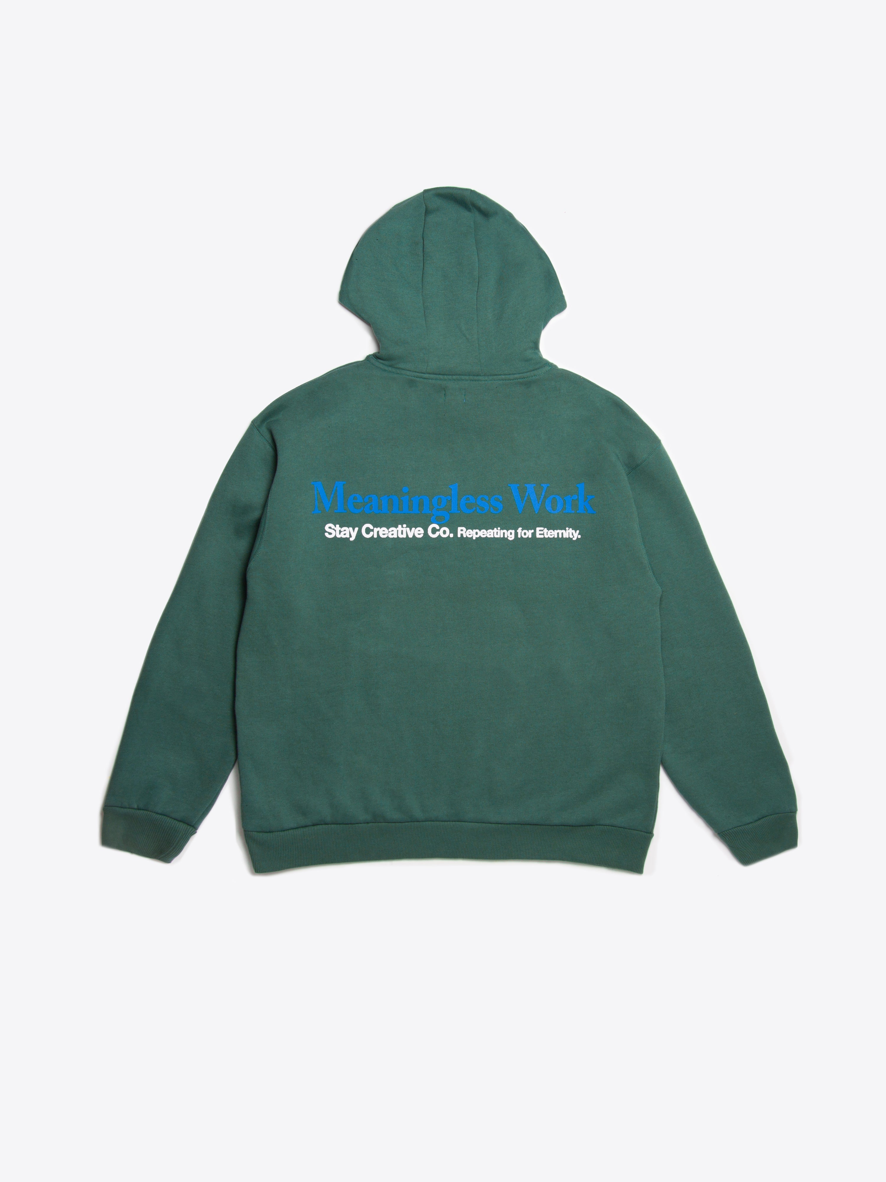 Meaningless Work Hoodie - Mallard Green