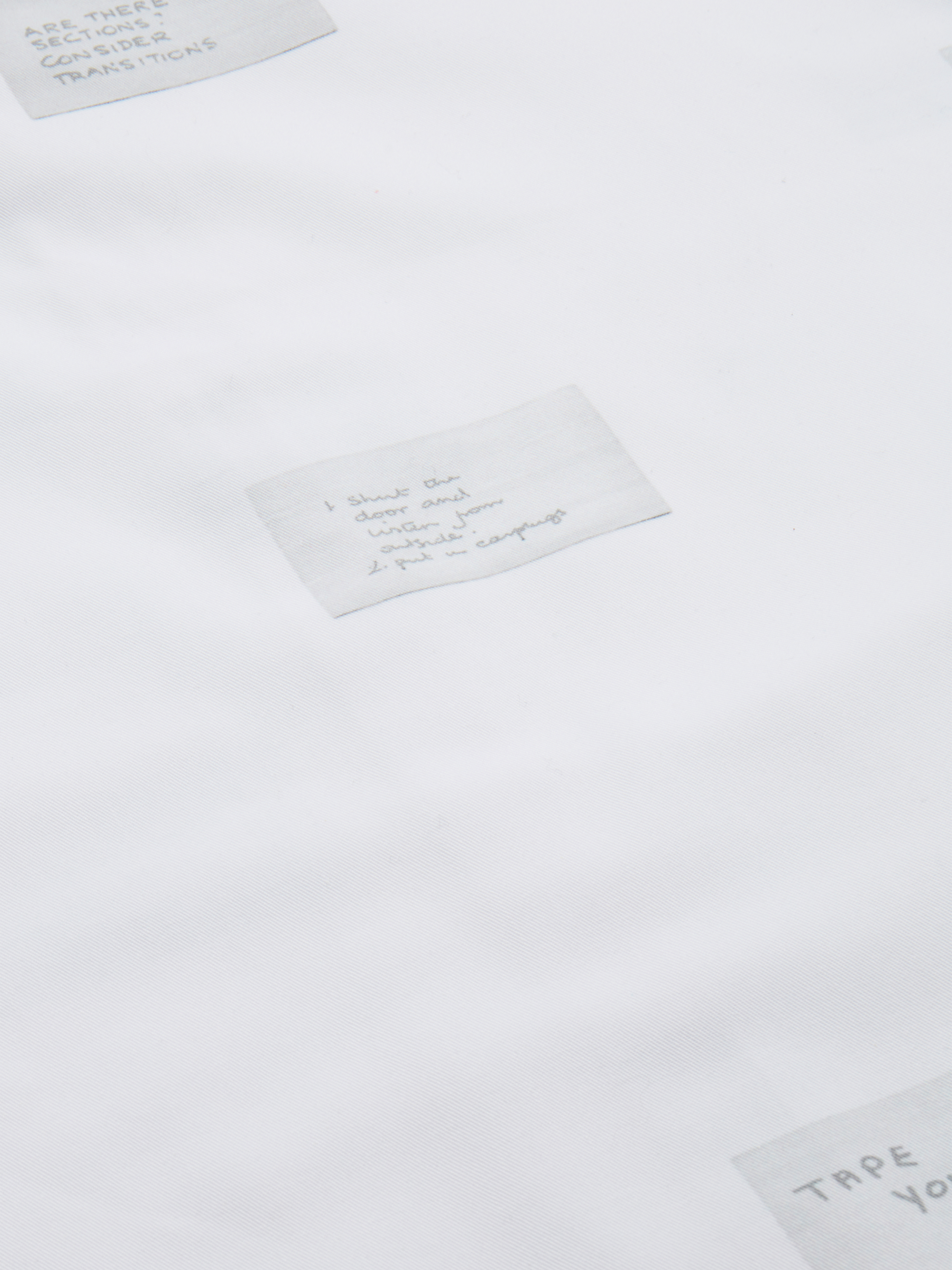 Oblique Shirt - White