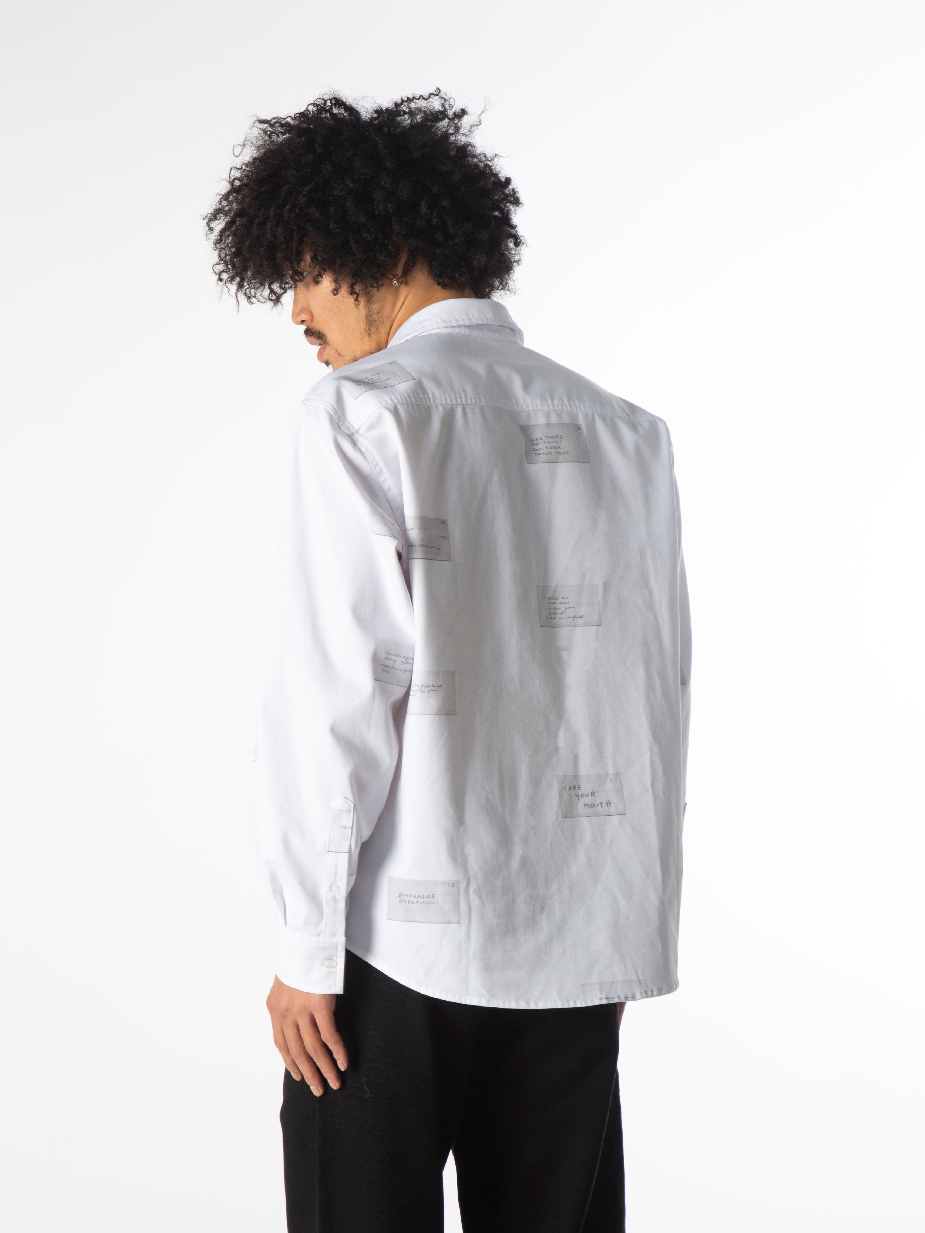 Oblique Shirt - White