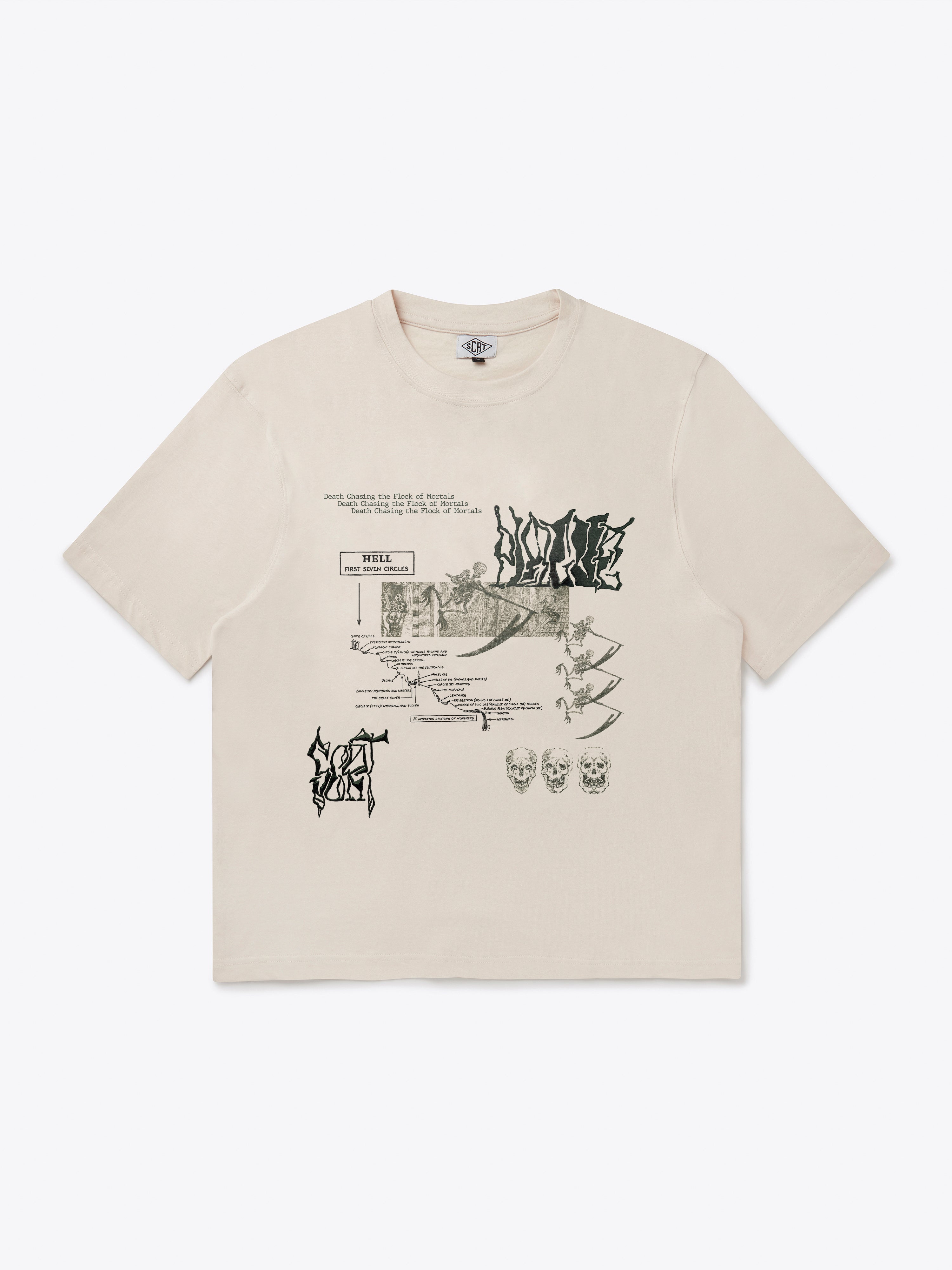 Seven Circles T-Shirt - Crystal Grey