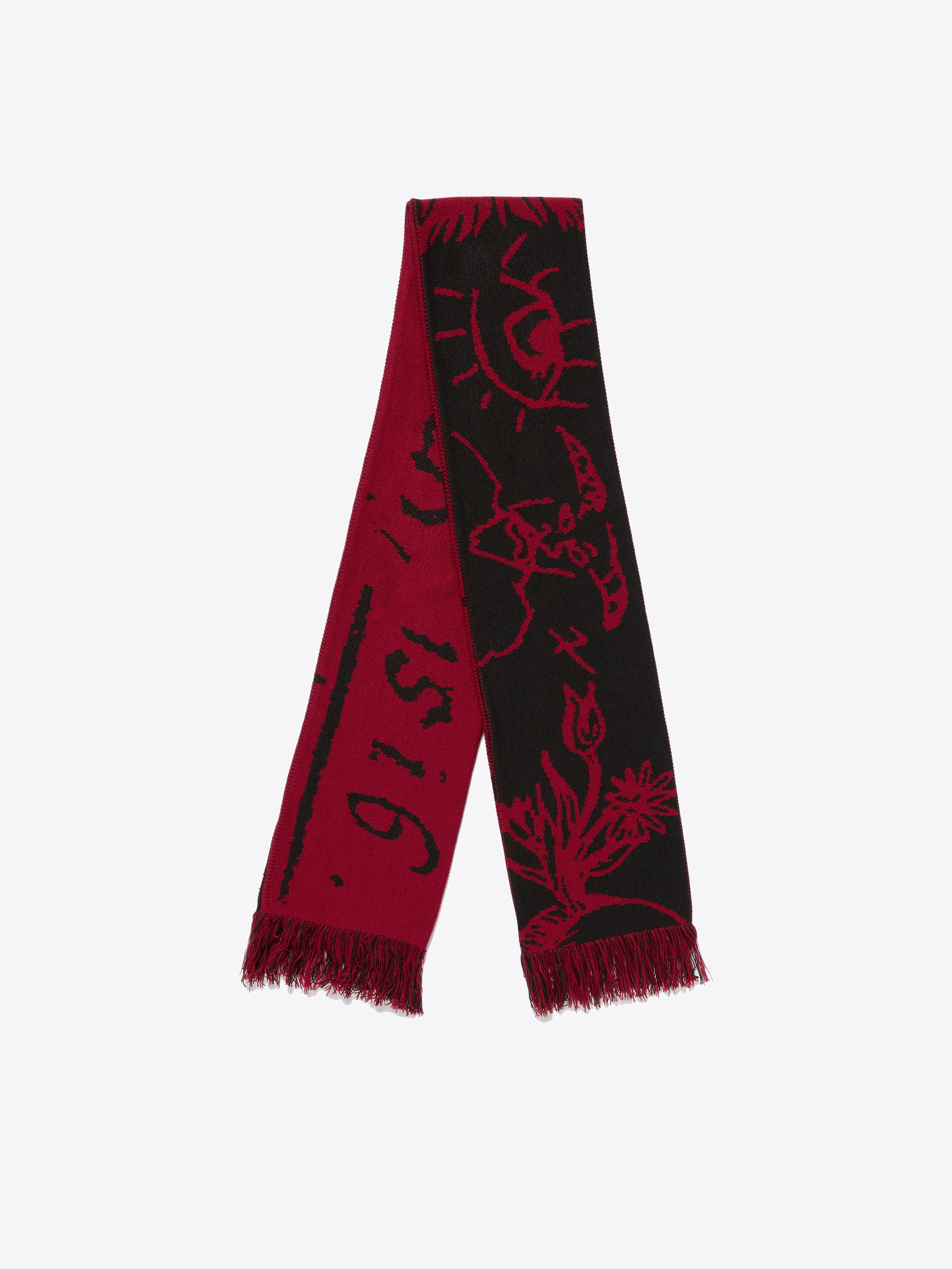 Bosch Scarf - Black & Red