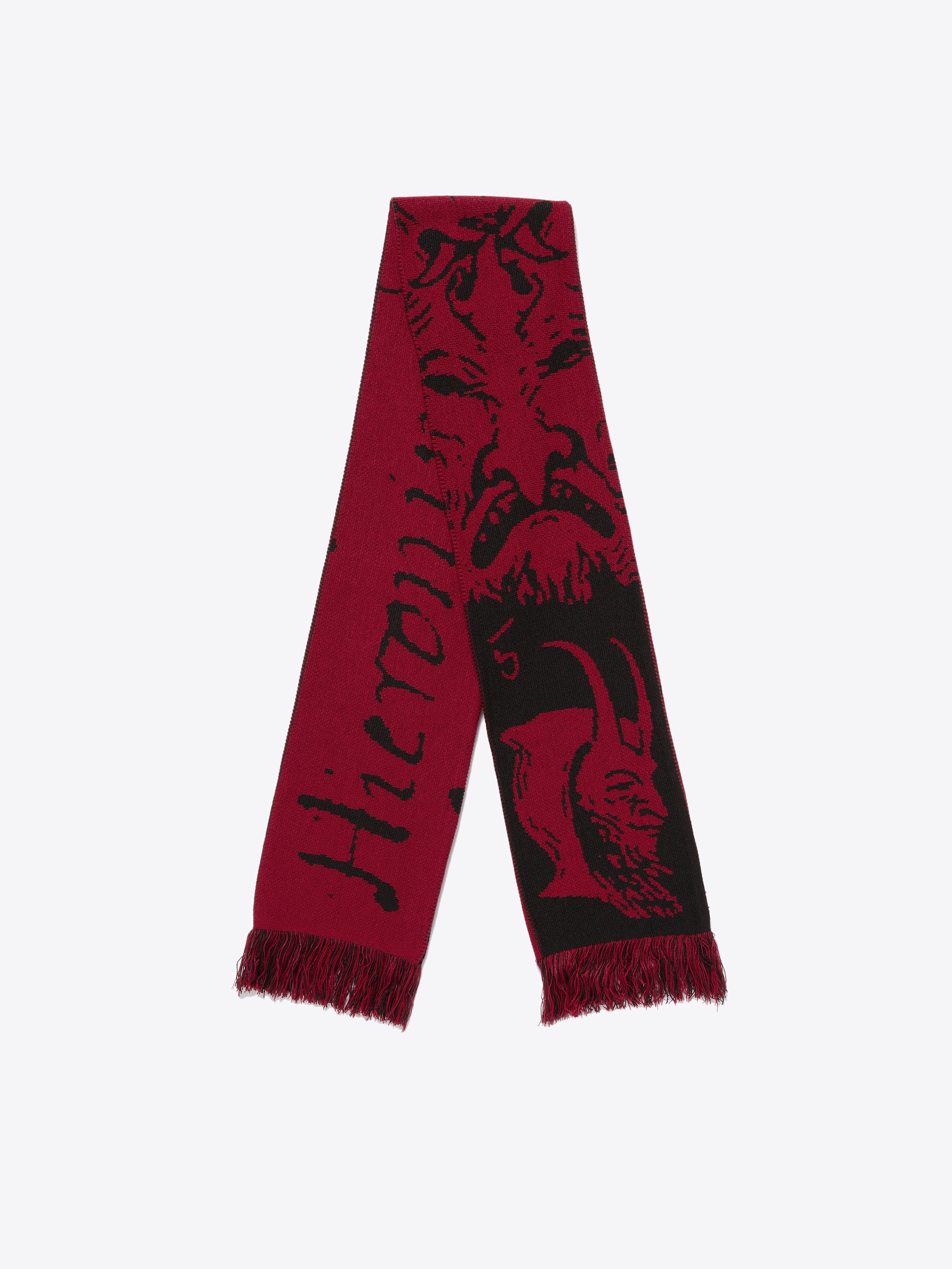 Bosch Scarf - Black & Red