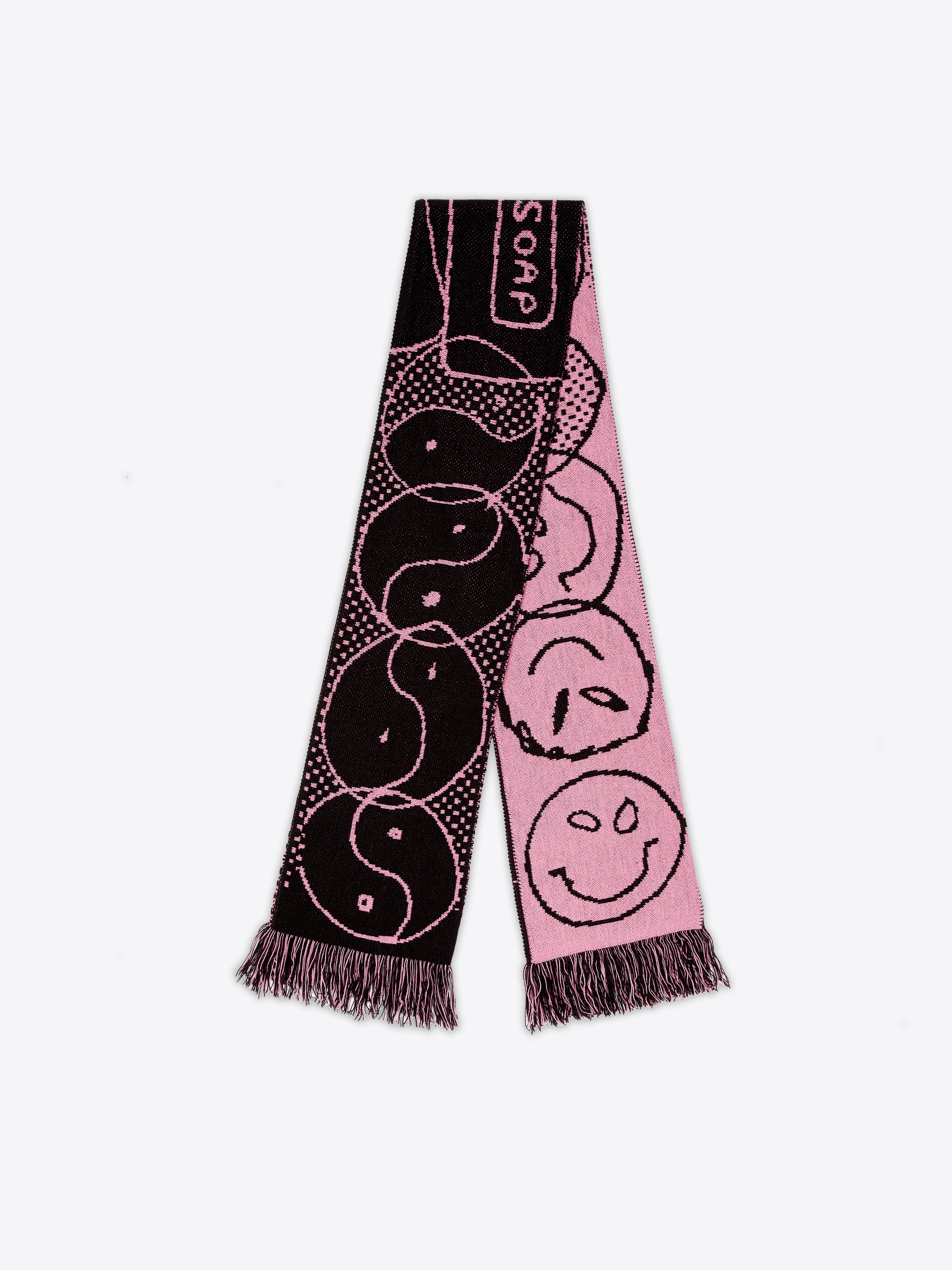 Fight Club Scarf - Black & Pink – SCRT