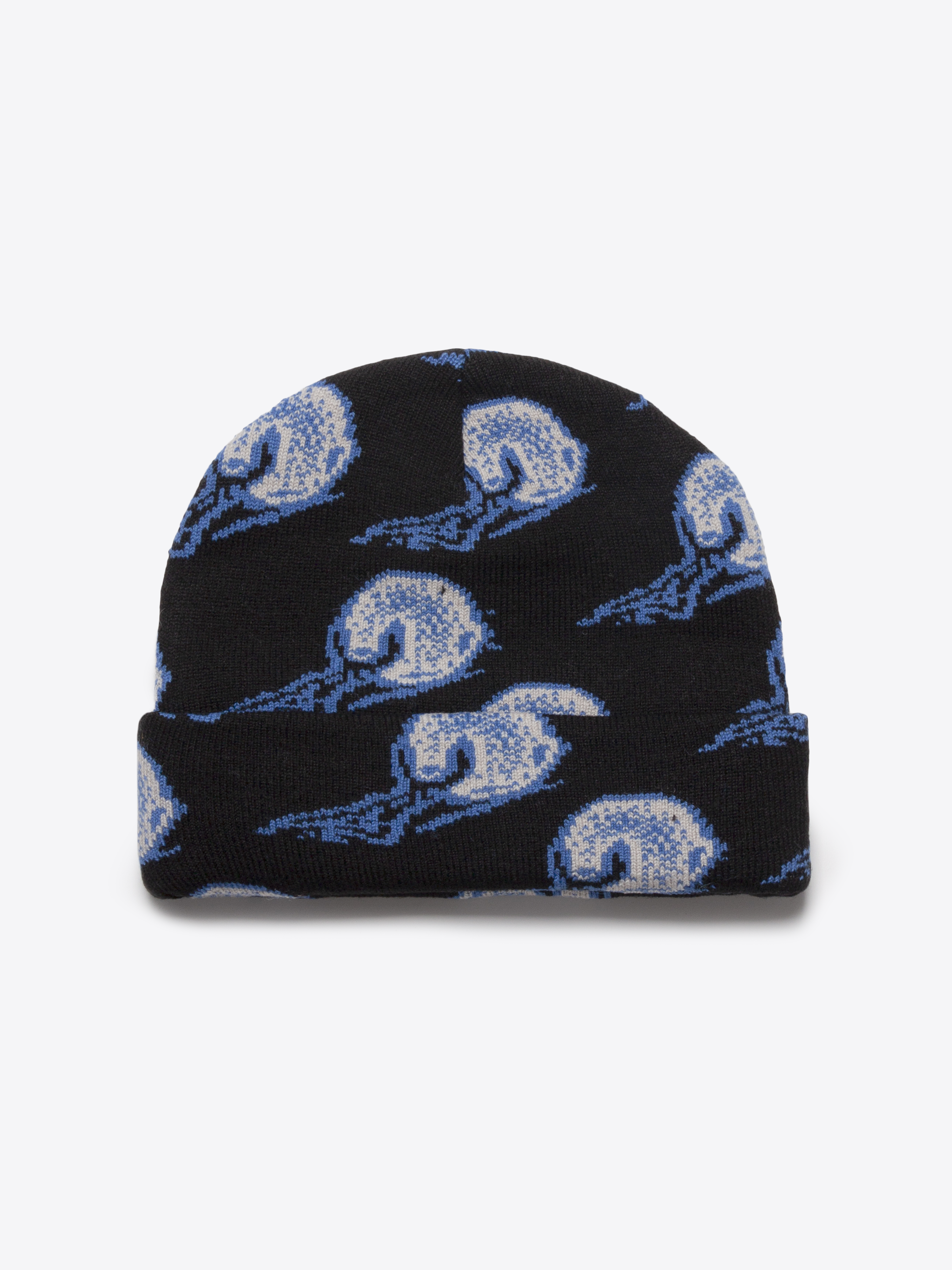 Sisyphus Beanie - Black & Blue