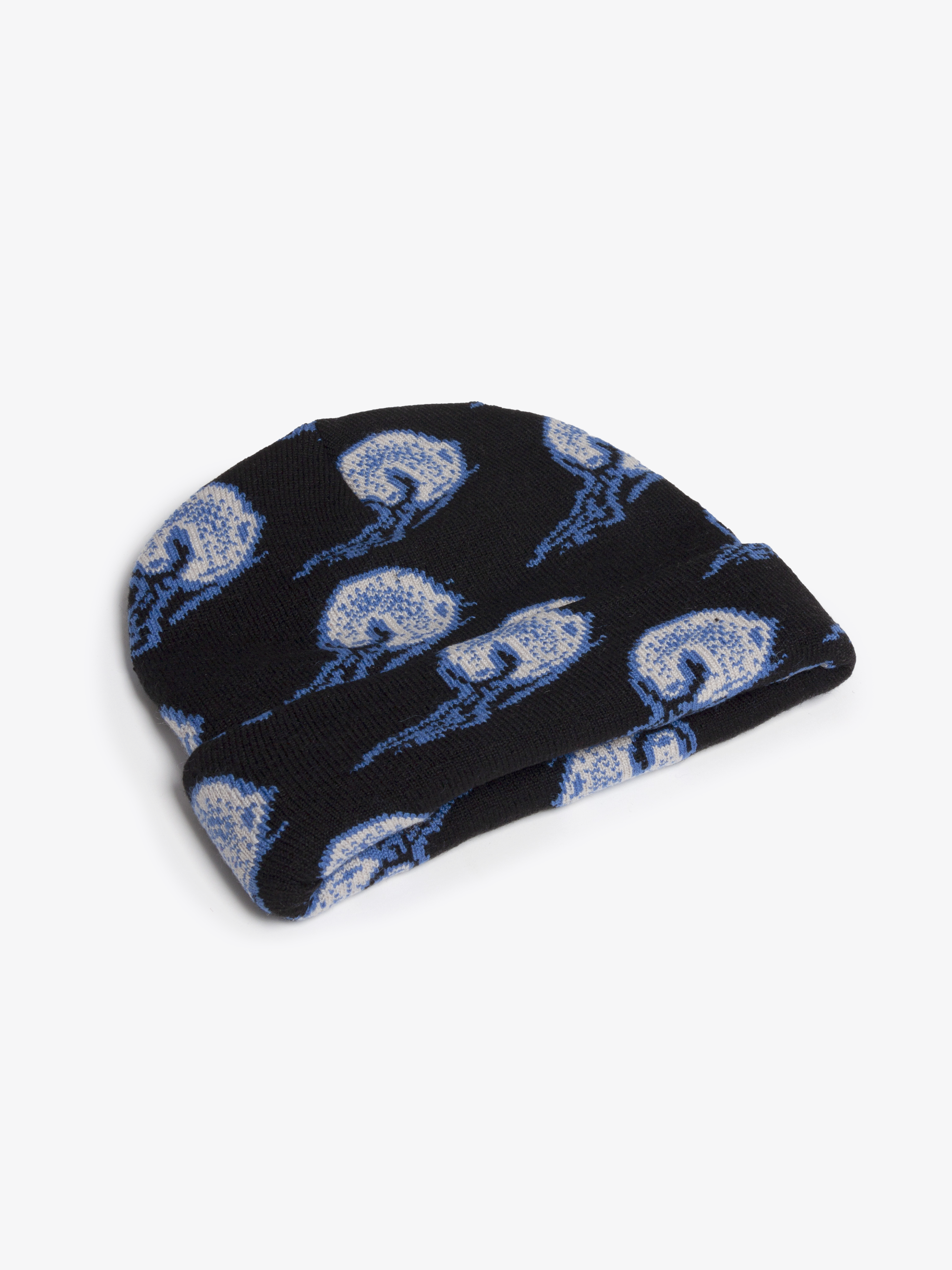 Sisyphus Beanie - Black & Blue