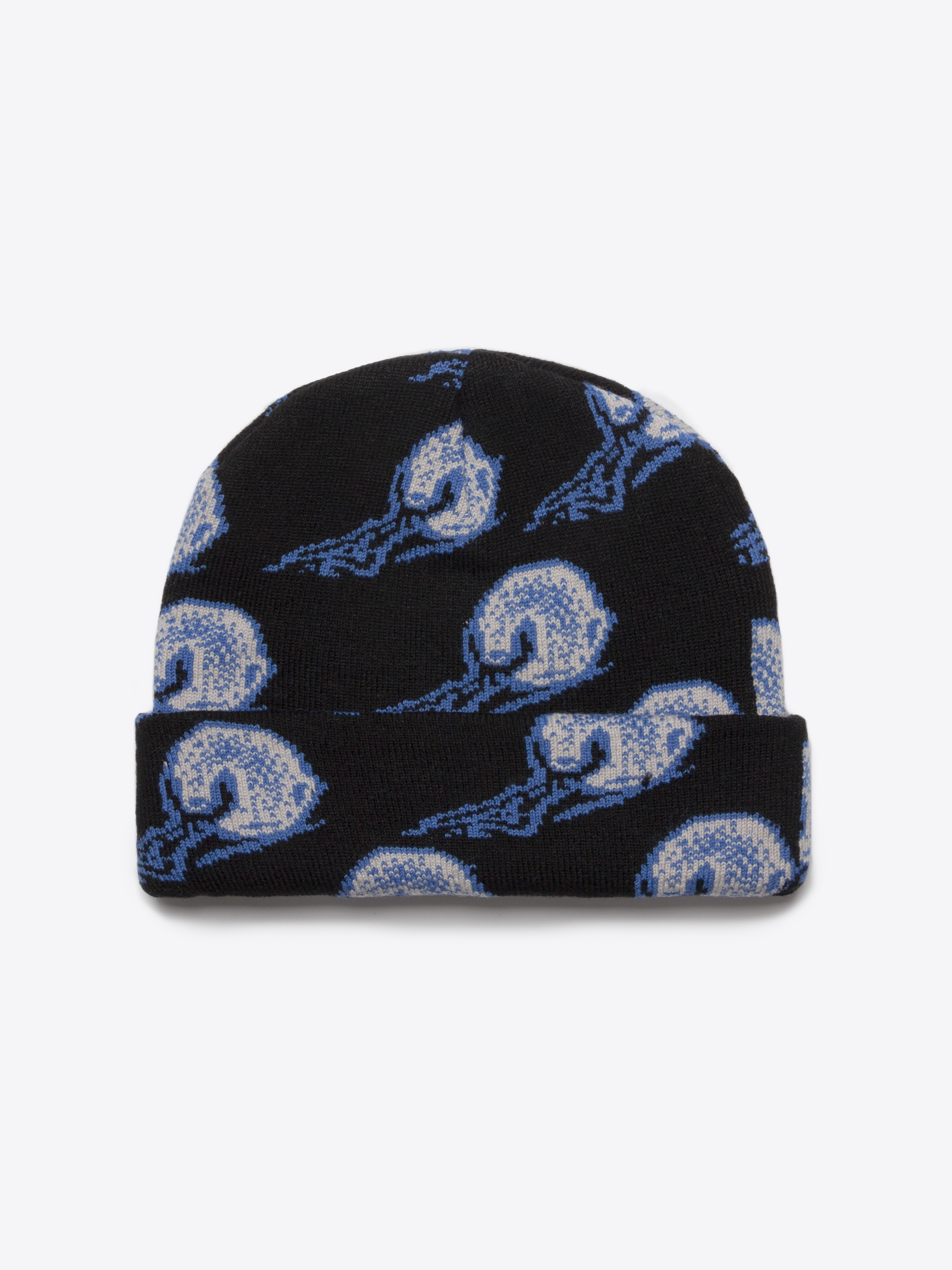 Sisyphus Beanie - Black & Blue