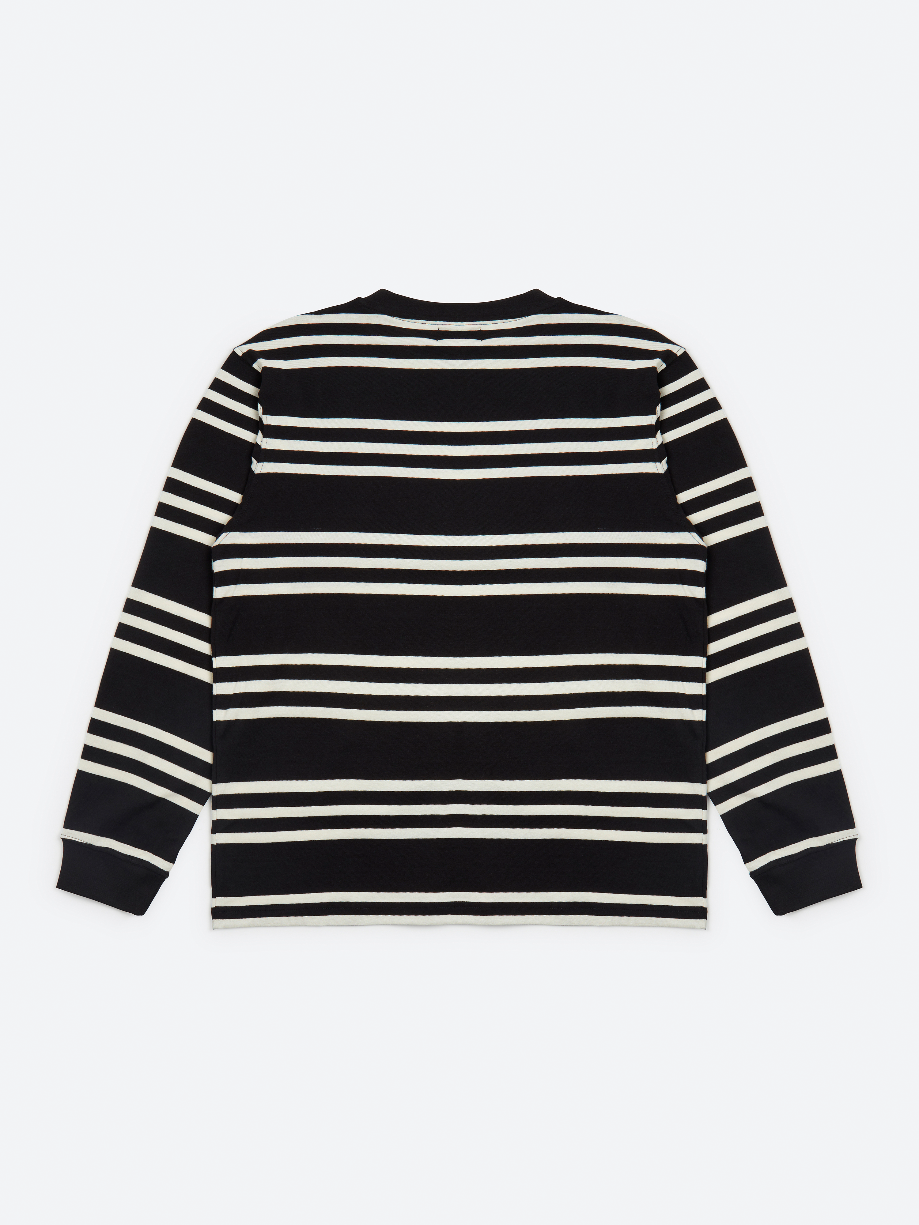 Stripe Long Sleeve T-Shirt - Black