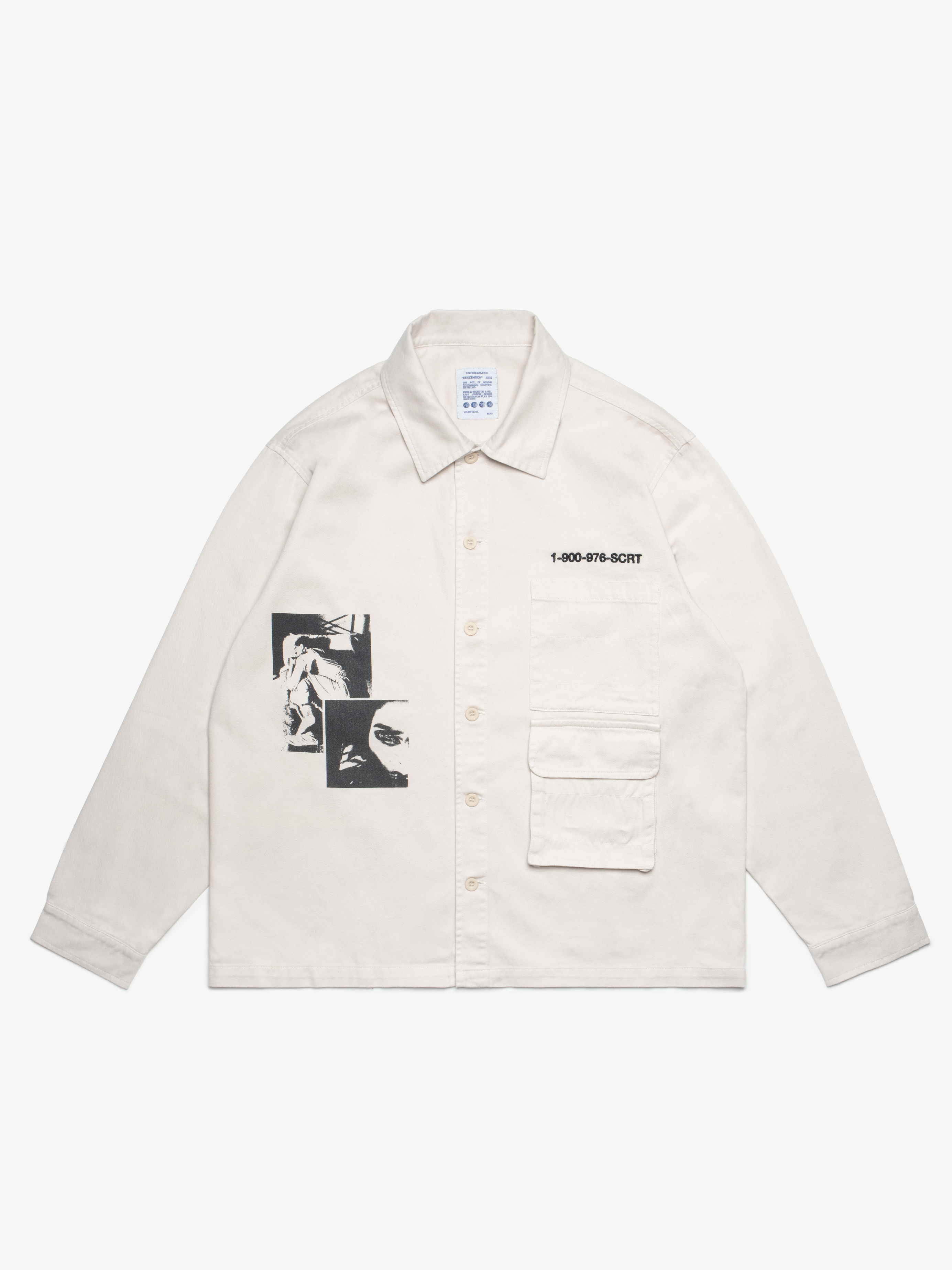 Tyrone Overshirt - Beige