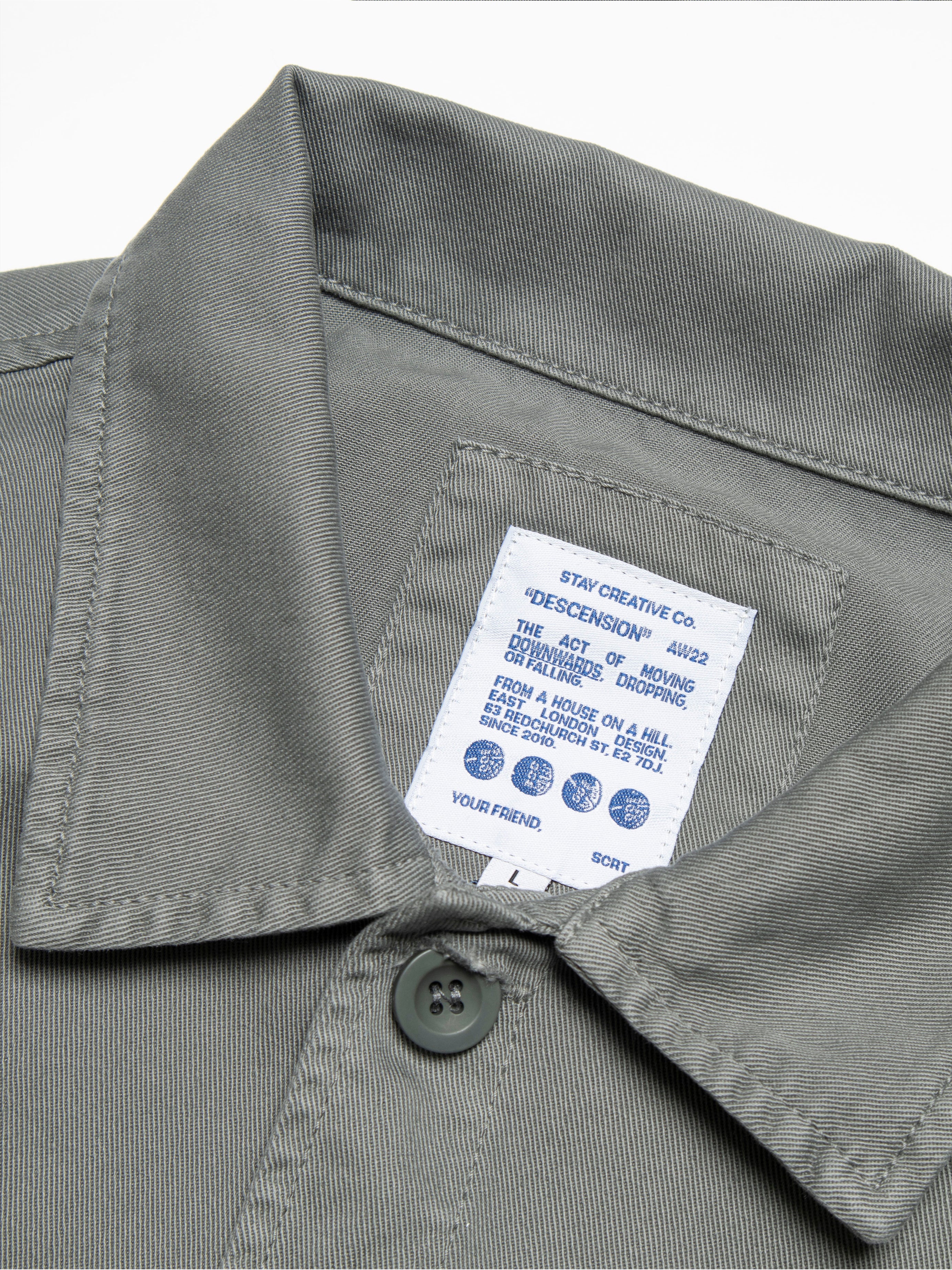 Tyrone Overshirt - Grey