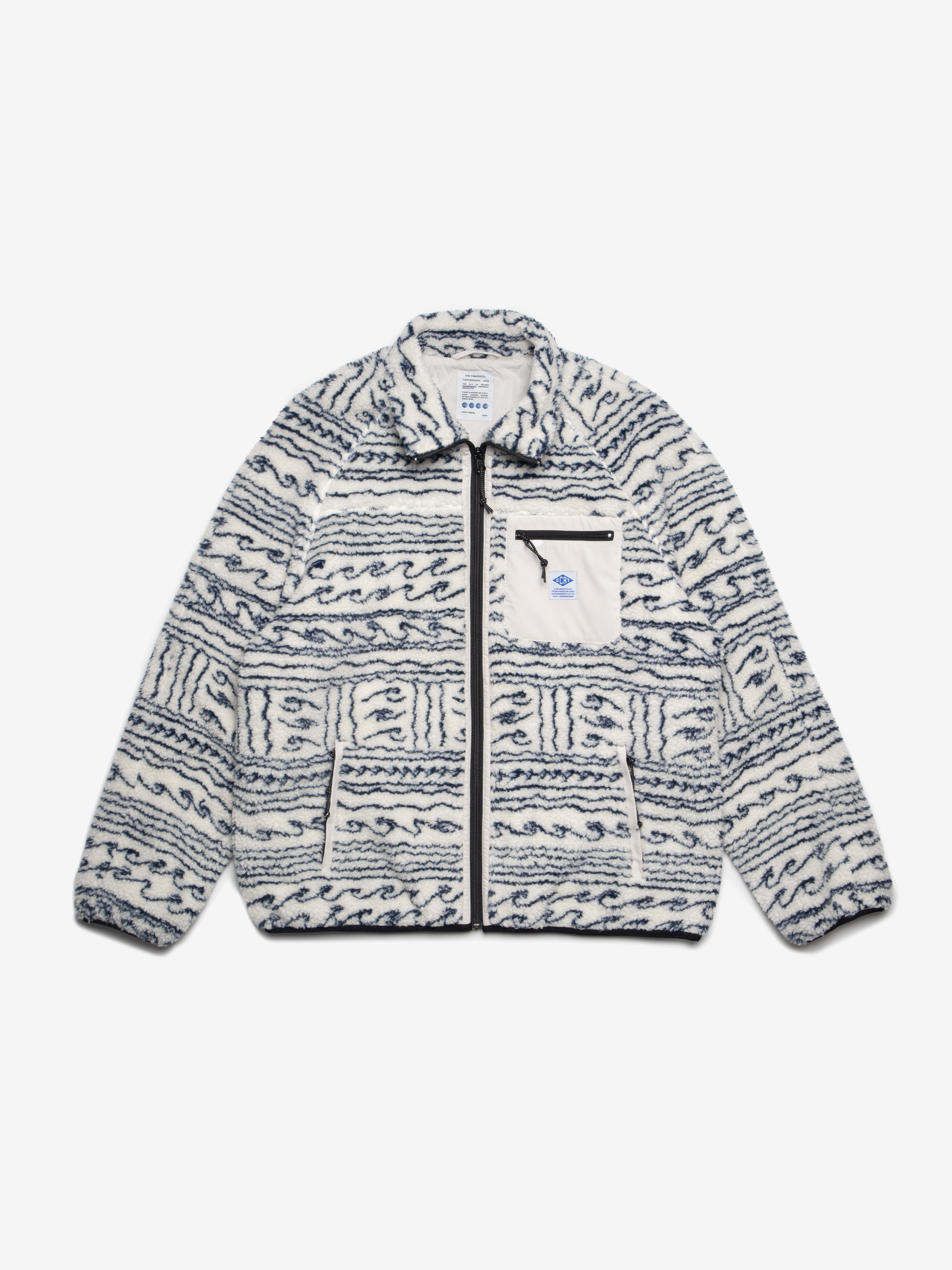 DoreÌ Fleece Jacket - White