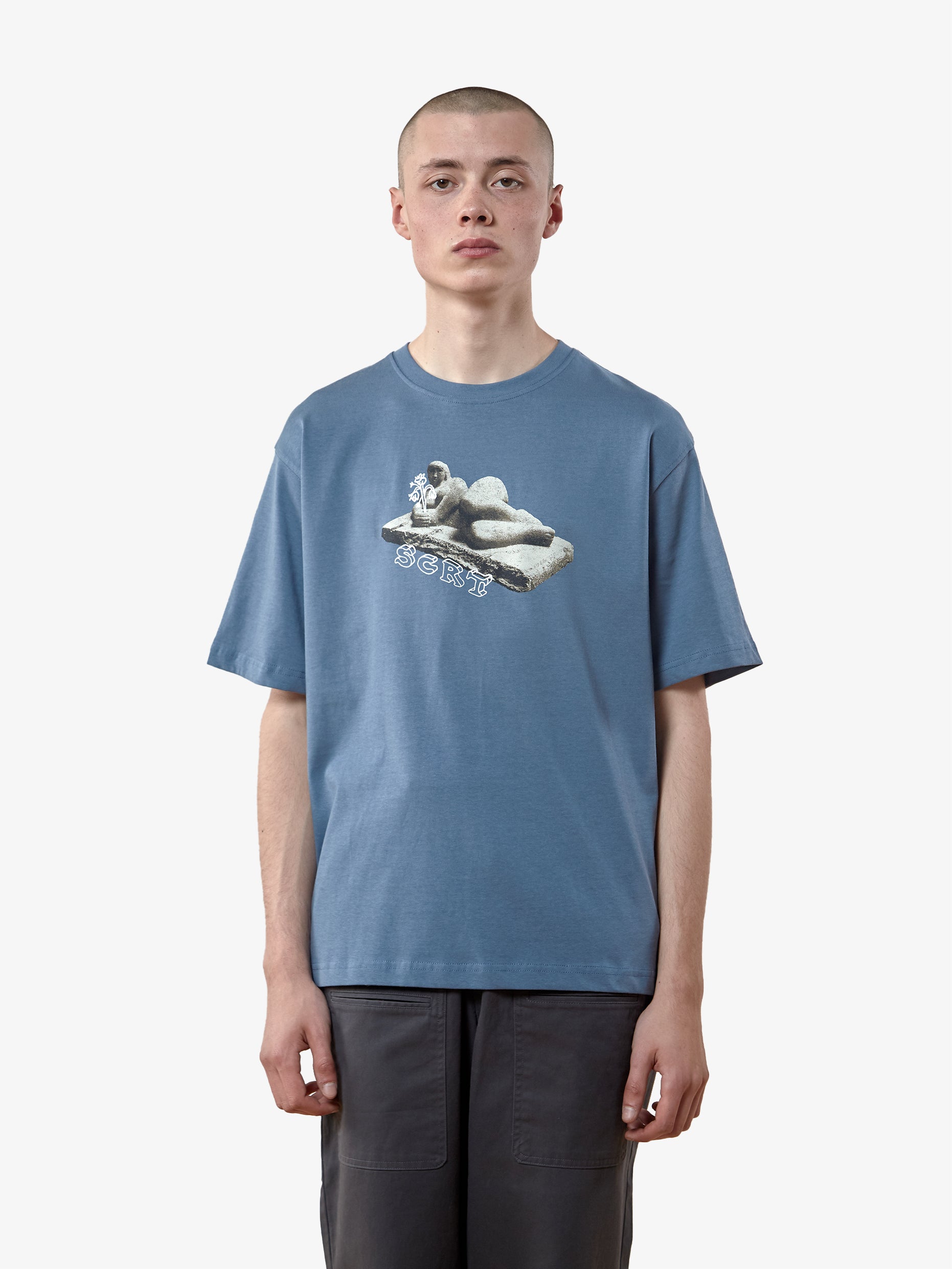 Sculpture T-Shirt - China Blue