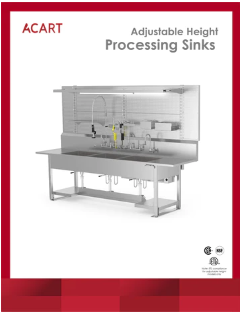 Adjustable Height Processing Sinks