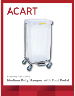 Medium Duty Hamper with Foot Pedal 