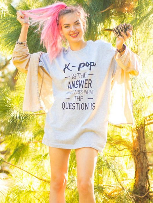 K-Pop is the Answer Tee — allkpop THE SHOP