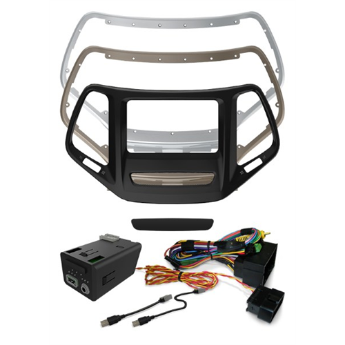 iDatalink Maestro KIT-CHK1 2014-Up Jeep Cherokee Double DIN Dash Kit–  Lockdown Security