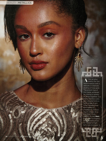 Cristina Sabatini Apus Earring Featured in Essence Magazine