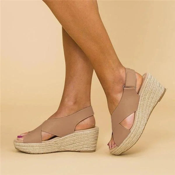 sandales compensées femmes