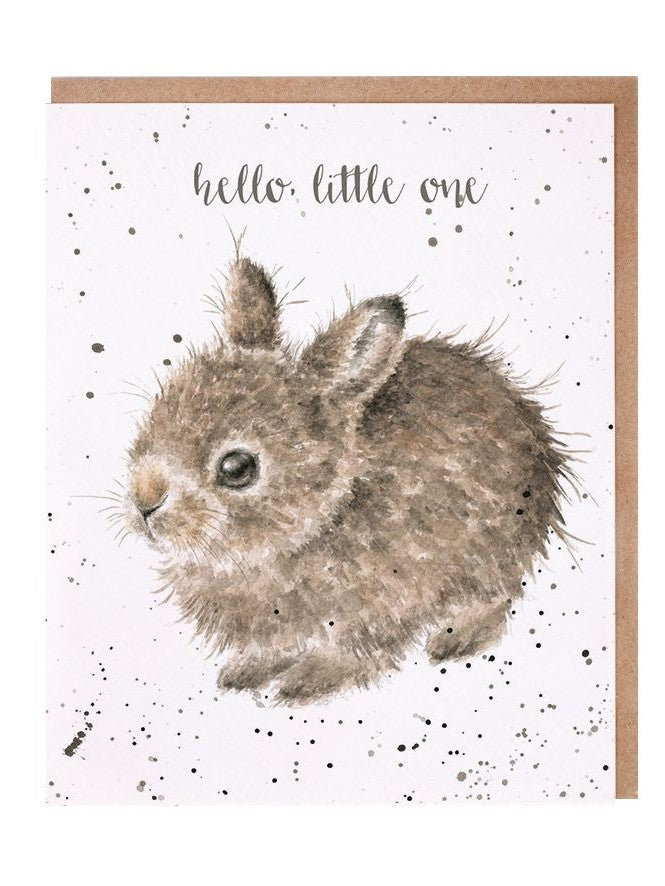 Card AOC045 - Hello Little One Rabbit