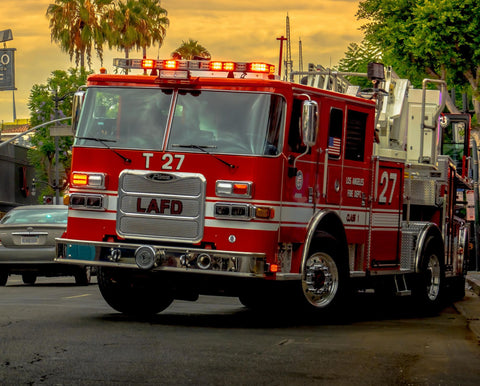 Firefighter First Responder EMT truck