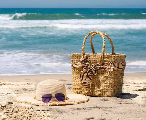 Beach Hat and Sunglasses