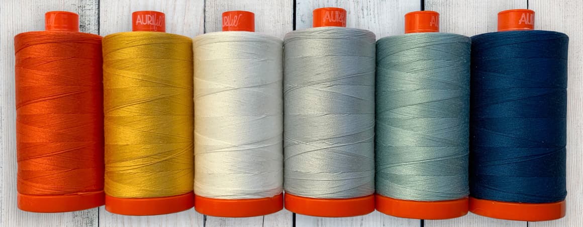 Aurifil 50wt Banner