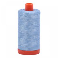 Aurifil Stone Varigated Thread Washed Denim