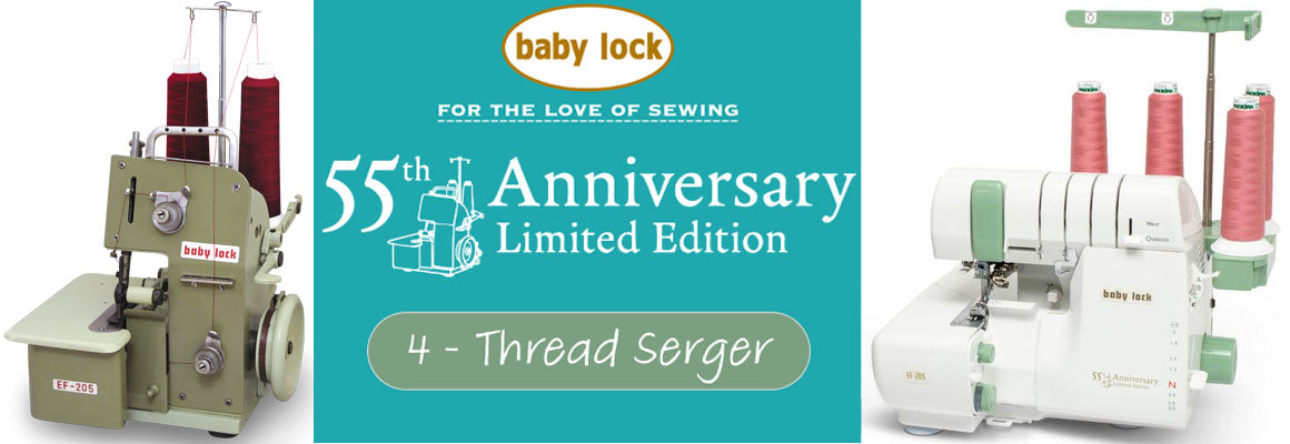 Babylock 55th Anniversary Limited Edition Serger Banner