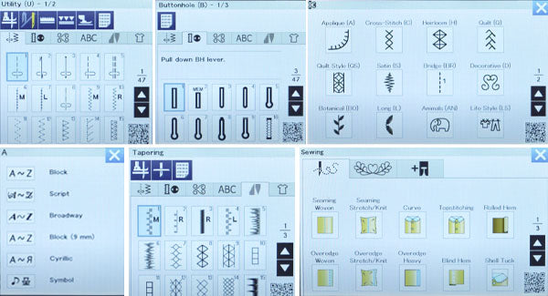 450 Built-in Stitch Patterns