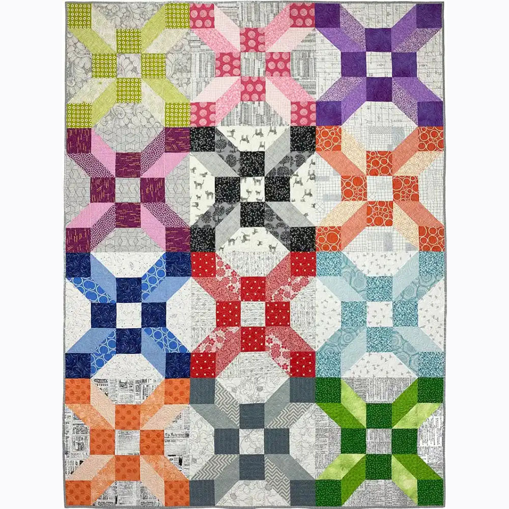 Exploding Nine Patch Quilt Pattern