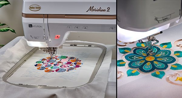 9.5' by 14' Embroidery Field with LED Needle Beam