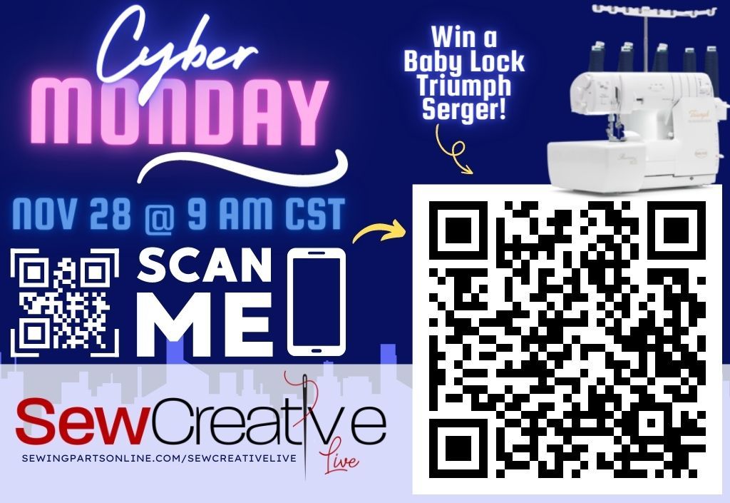 Sew Creative Live Event QR Code