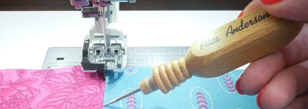 How to stitch in the ditch with a stitch in the ditch foot