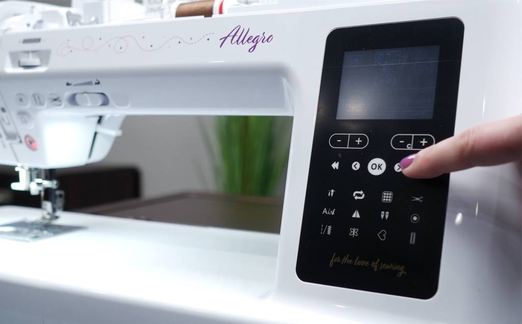 Baby Lock Allegro Sewing Machine- LED Screen