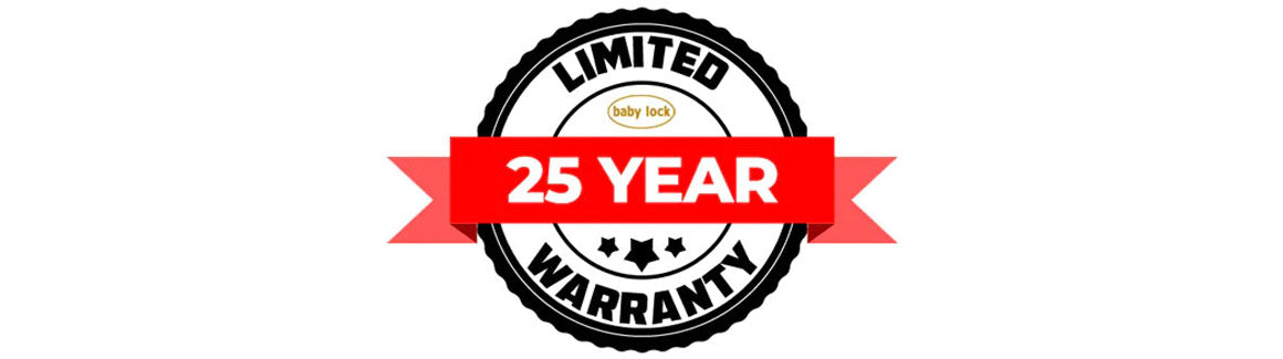 Babylock 55th Anniversary Limited Edition Serger Warranty