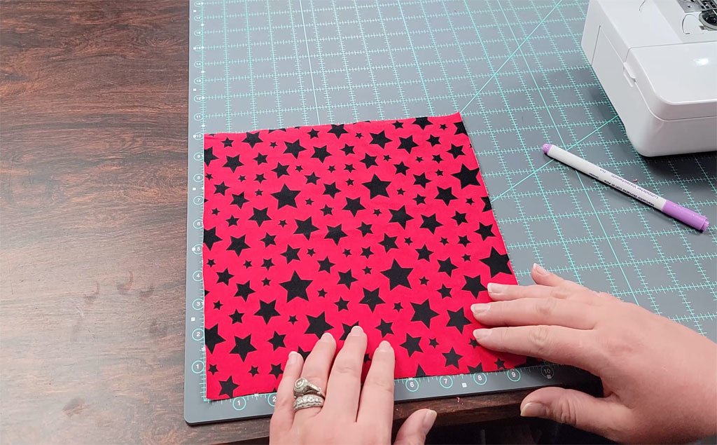 Star pattern sewing fabric