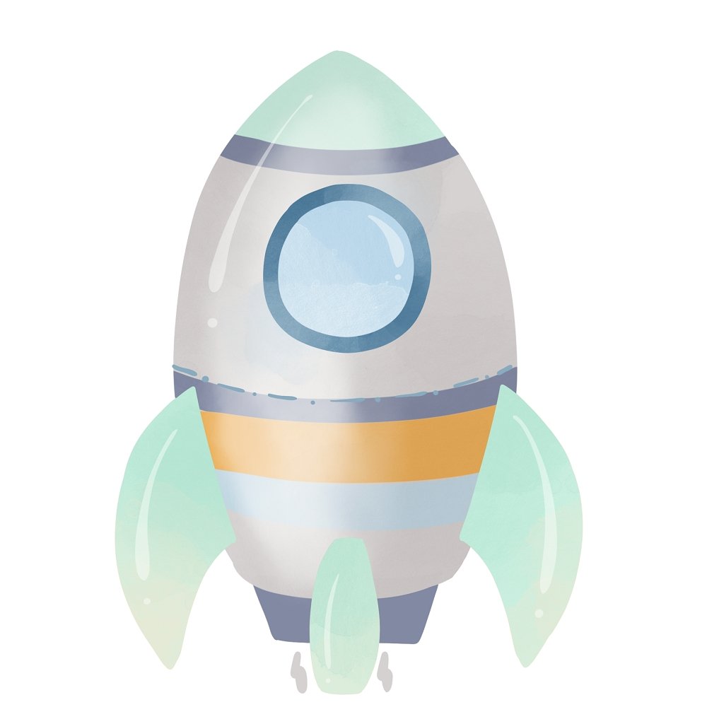 Dreams of Outerspace Shuttle Fabric Panel