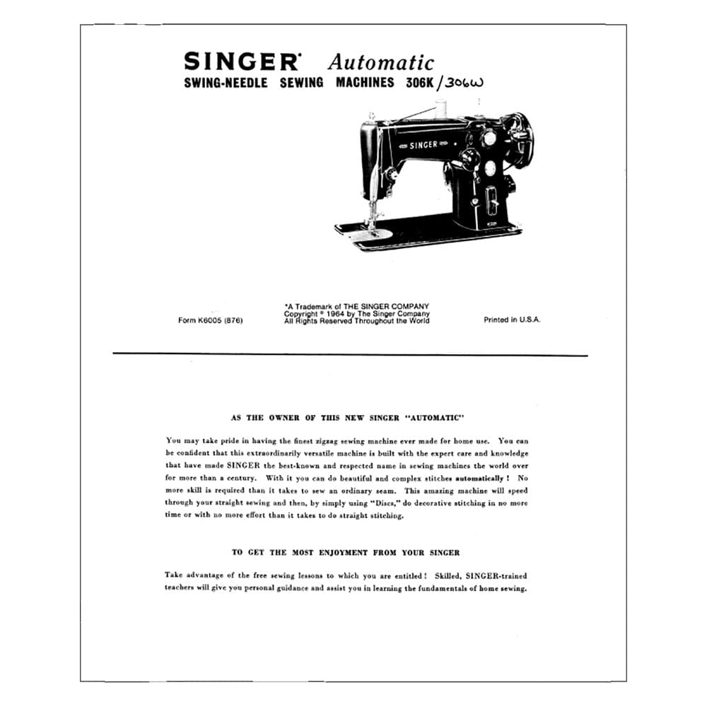 Instruction Manual For Kenmore Sewing Machine