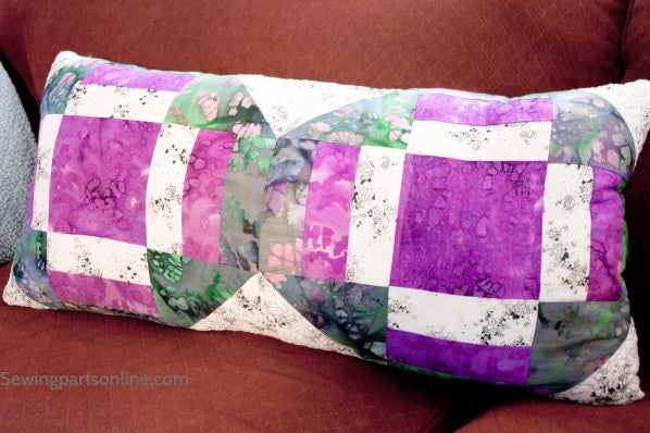 purple yellow stippling pillow sewing parts online