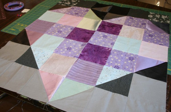 quilt before