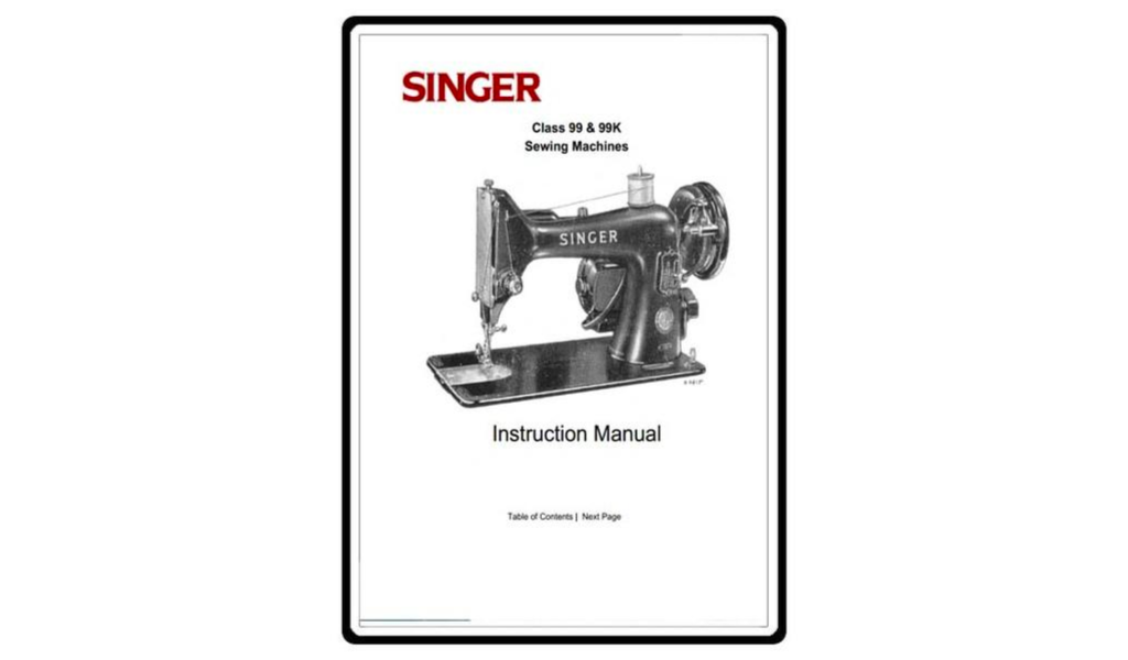 Sewing machine owner's manual