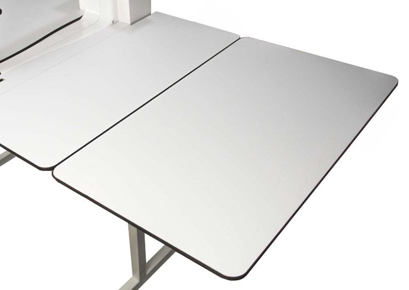 Optional Side Extensions for Manual Table