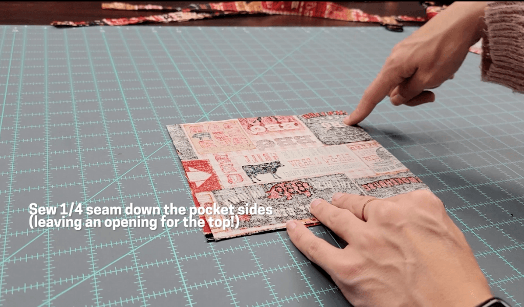 making the top pocket