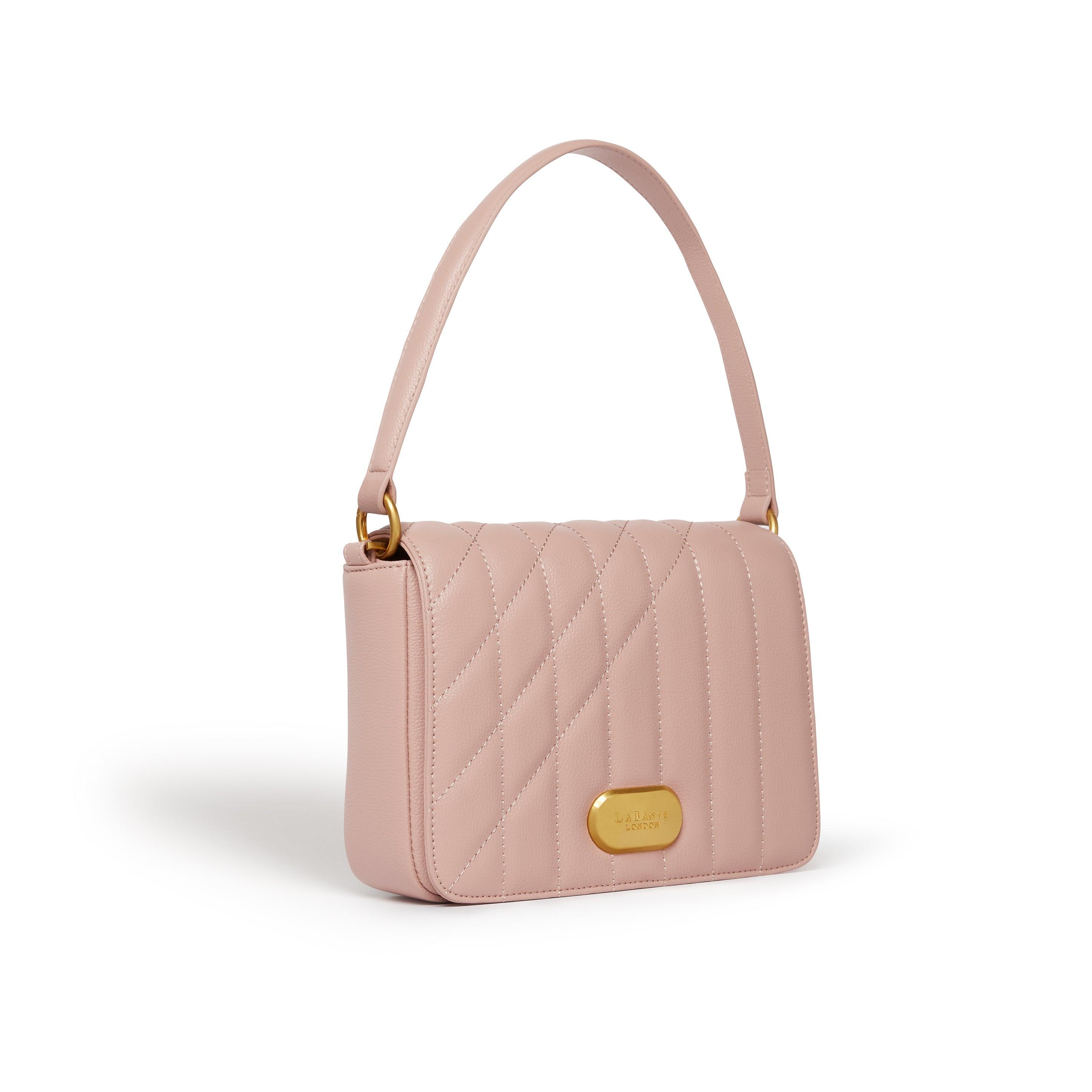 Kate Spade - Pinkish Beige Smooth Leather Crossbody – Current Boutique