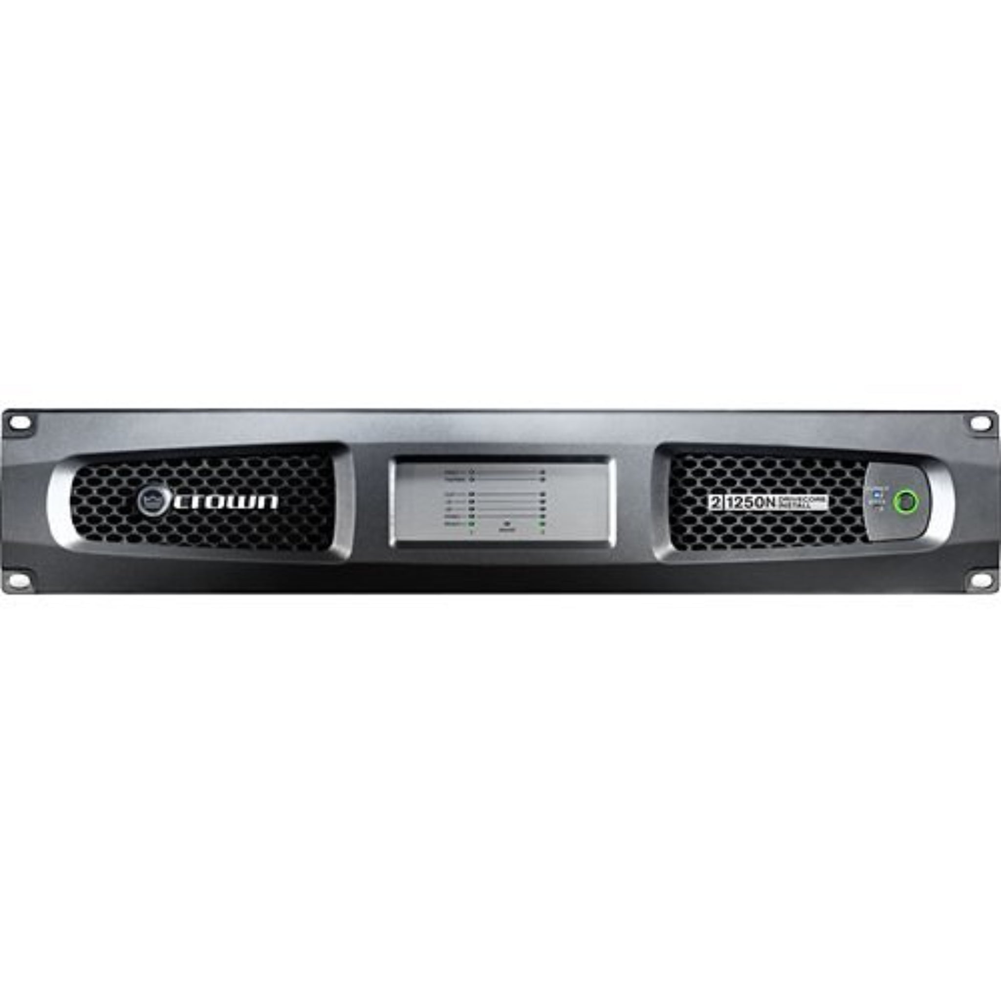 Crown DCi 2|1250N DriveCore 2-Channel Network Power Amplifier with BLU Link, 70V/100V 1250W at 4 Ohm