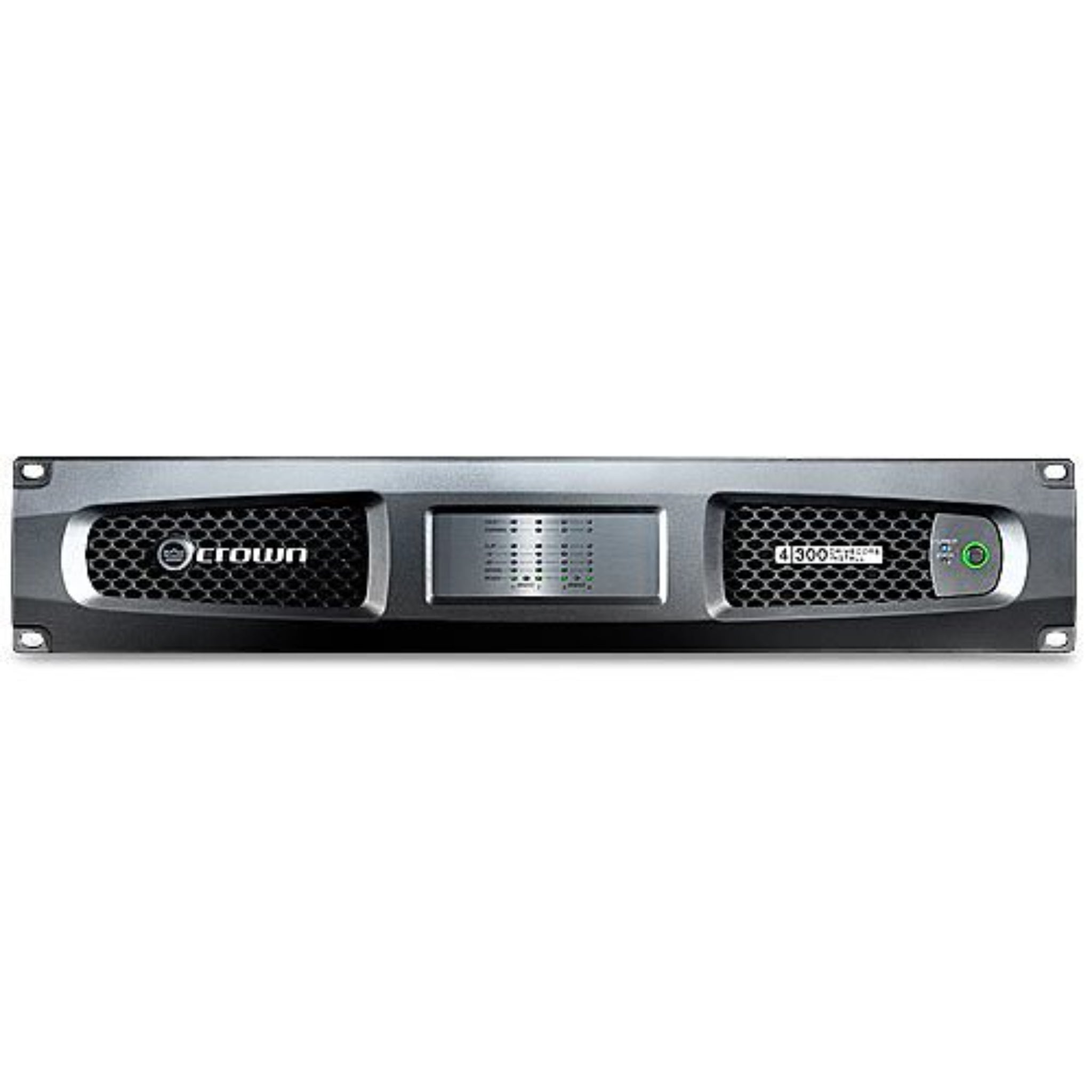 Crown DCi 4|300DA DriveCore 4-Channel Power Amplifier with Dante, 70V/100V 300W at 4 Ohm