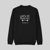 Sweater Black Wake up and workout