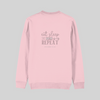 Sweater Cotton Pink Eat Sleep Gym Repeat