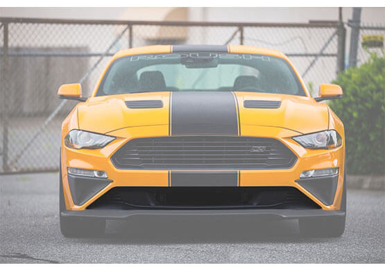 KEWISAUTO Capot d'aération avant pour Ford Mustang 2018-2022 Roush