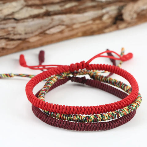 3 PCS Tibetan Copper Beads Healing Protection Luck Bracelet Set – Mine  Galleria