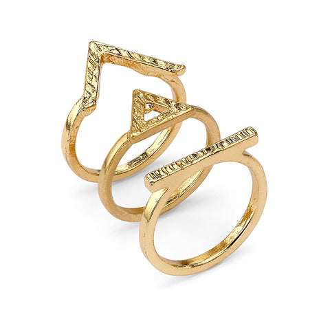 Egyptian Angles Rings